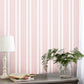 Purchase Laura Ashley Wallpaper Pattern 115270 Heacham Stripe Blush