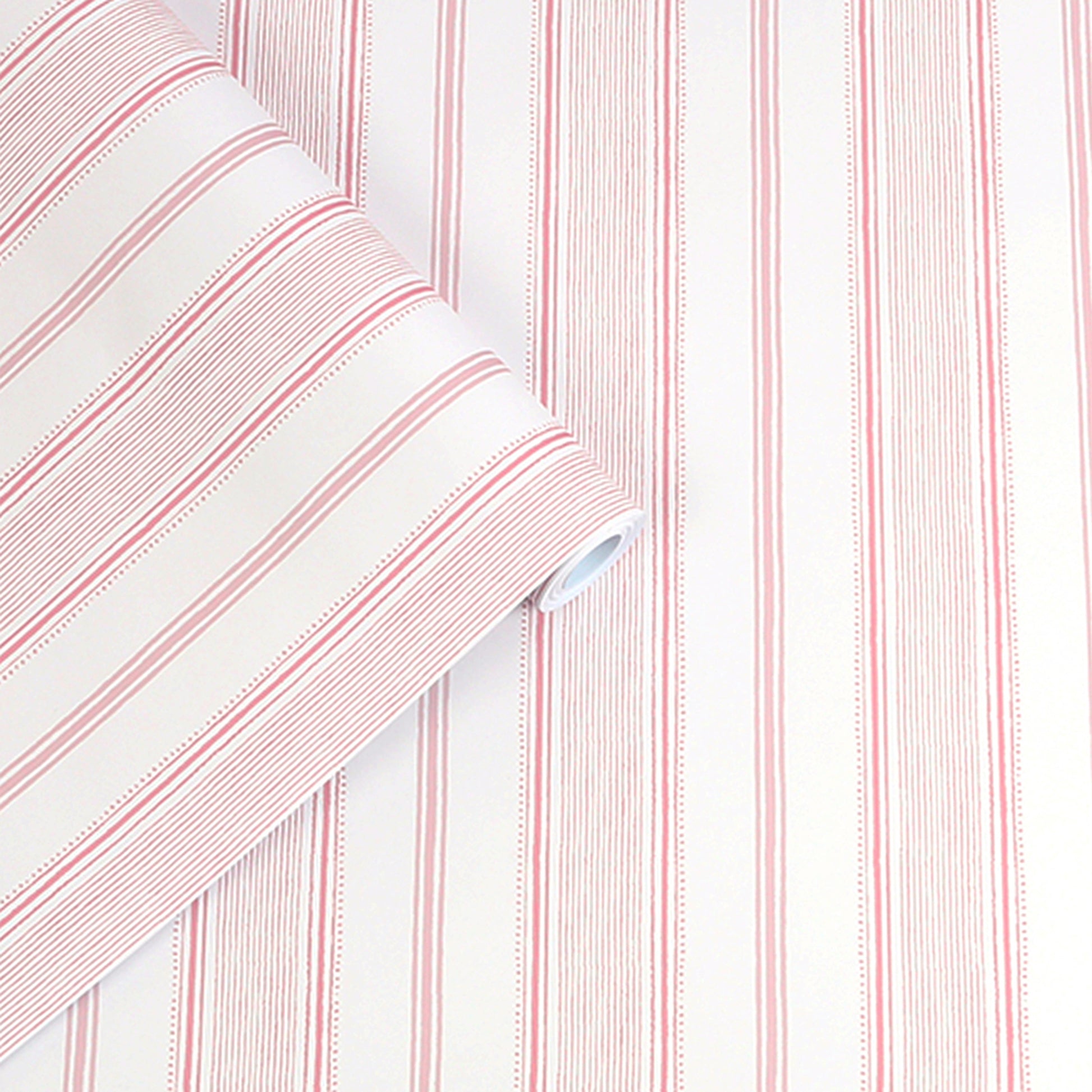 Purchase Laura Ashley Wallpaper Pattern 115270 Heacham Stripe Blush