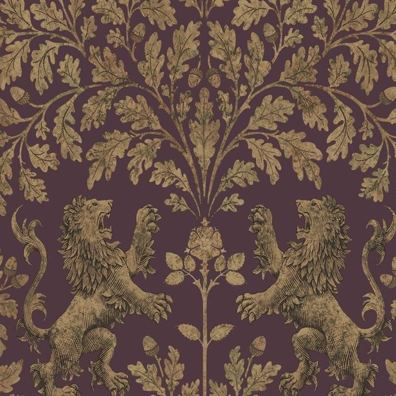 Sample 116/10038 Boscobel Oak Gold Novelty Cole and Son Wallpaper
