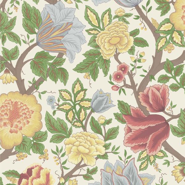 Sample 116/4013 Midsummer Bloom Multi Color Botanical Cole and Son Wallpaper