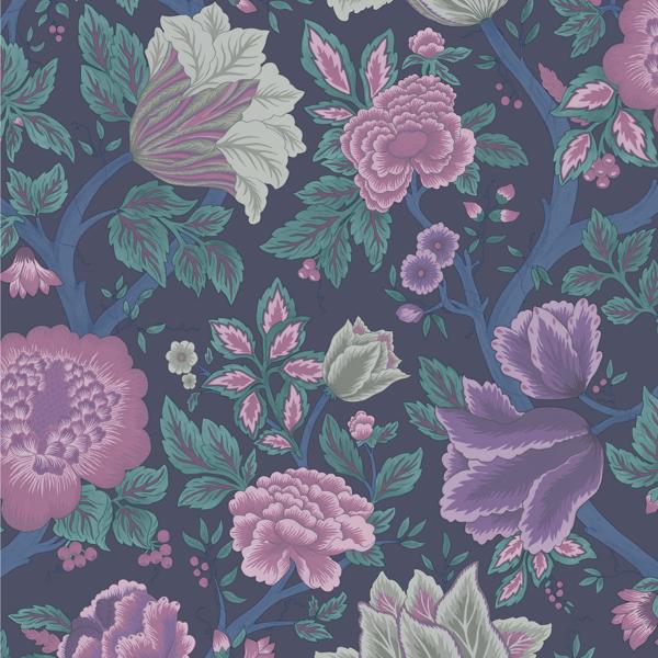 Acquire 116/4015 Cs Midsummer Bloom Mulb Teal By Cole and Son Wallpaper