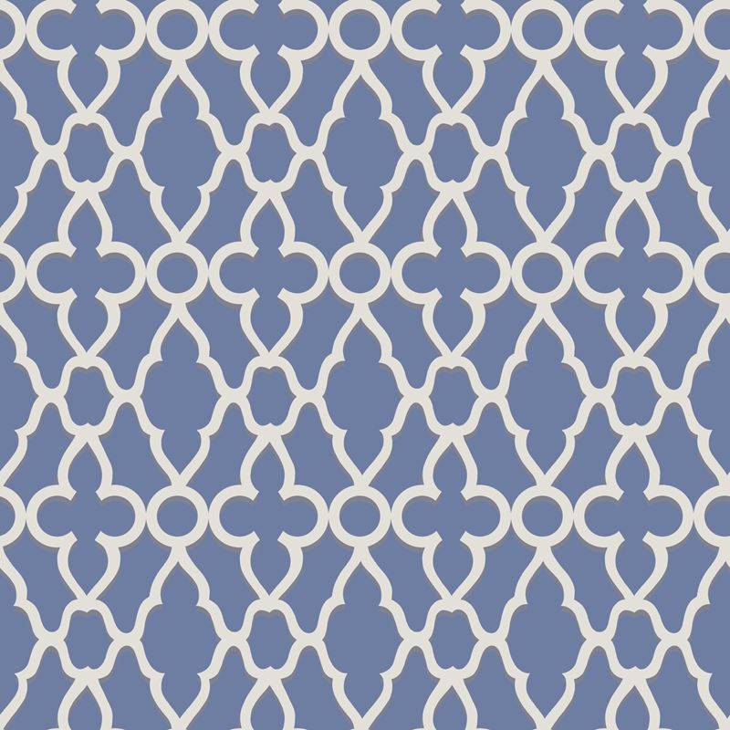 Sample 116/6021 Treillage Blue Lattice Cole and Son Wallpaper