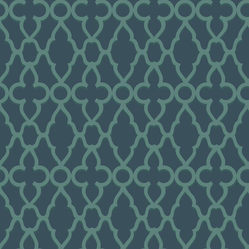 Sample 116/6023 Treillage Blue Lattice Cole and Son Wallpaper