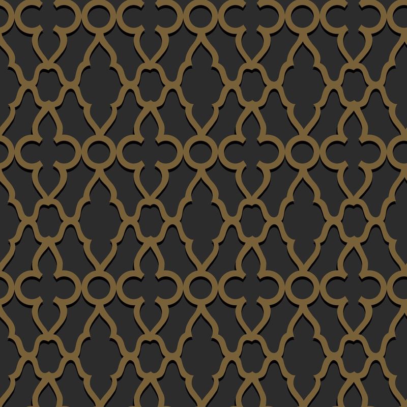 Sample 116/6025 Treillage Brown Lattice Cole and Son Wallpaper