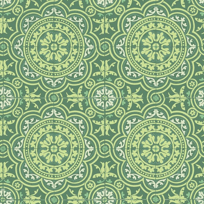 Sample 117/8023 Piccadilly Green Geometric Cole and Son Wallpaper