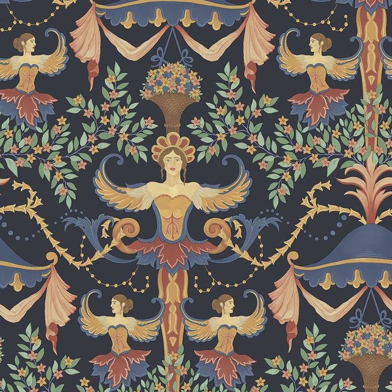 Sample 118/12027 Chamber Angels Multi Color Novelty Cole and Son Wallpaper