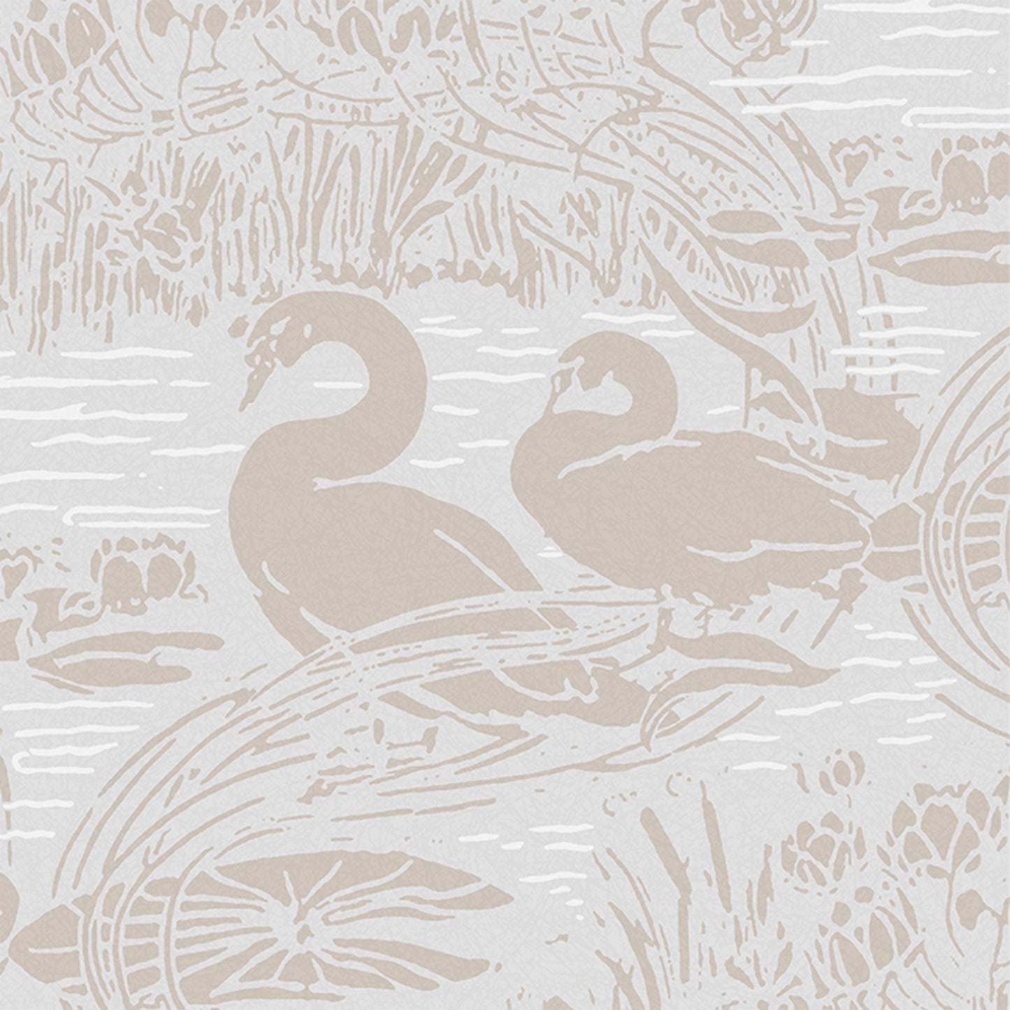 Purchase Laura Ashley Wallpaper Pattern number 118471 Swans Dove Grey