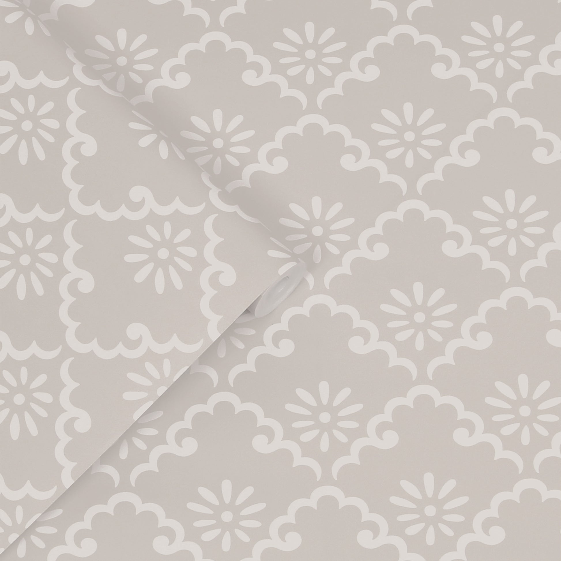 Purchase Laura Ashley Wallpaper Pattern 118475 Coralie Dove Grey