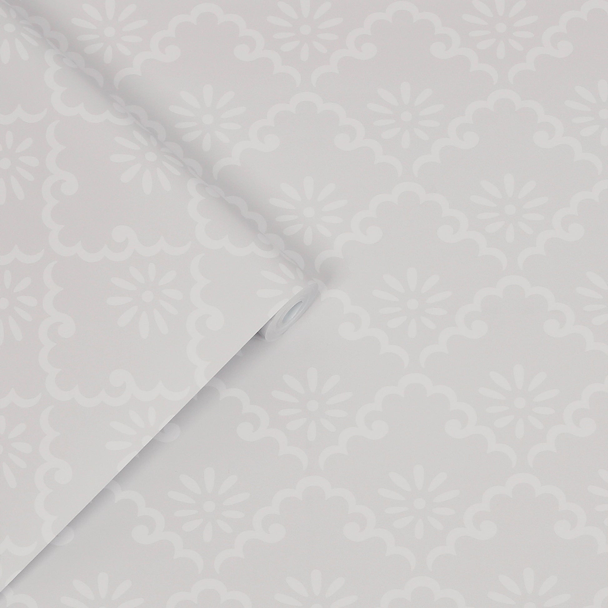 Purchase Laura Ashley Wallpaper Product# 118476 Coralie Sugared Grey