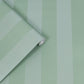 Purchase Laura Ashley Wallpaper Product 118478 Lille Pearlescent Stripe Jade Green