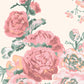 Purchase Laura Ashley Wallpaper Item# 118479 Hollyhocks Coral Pink