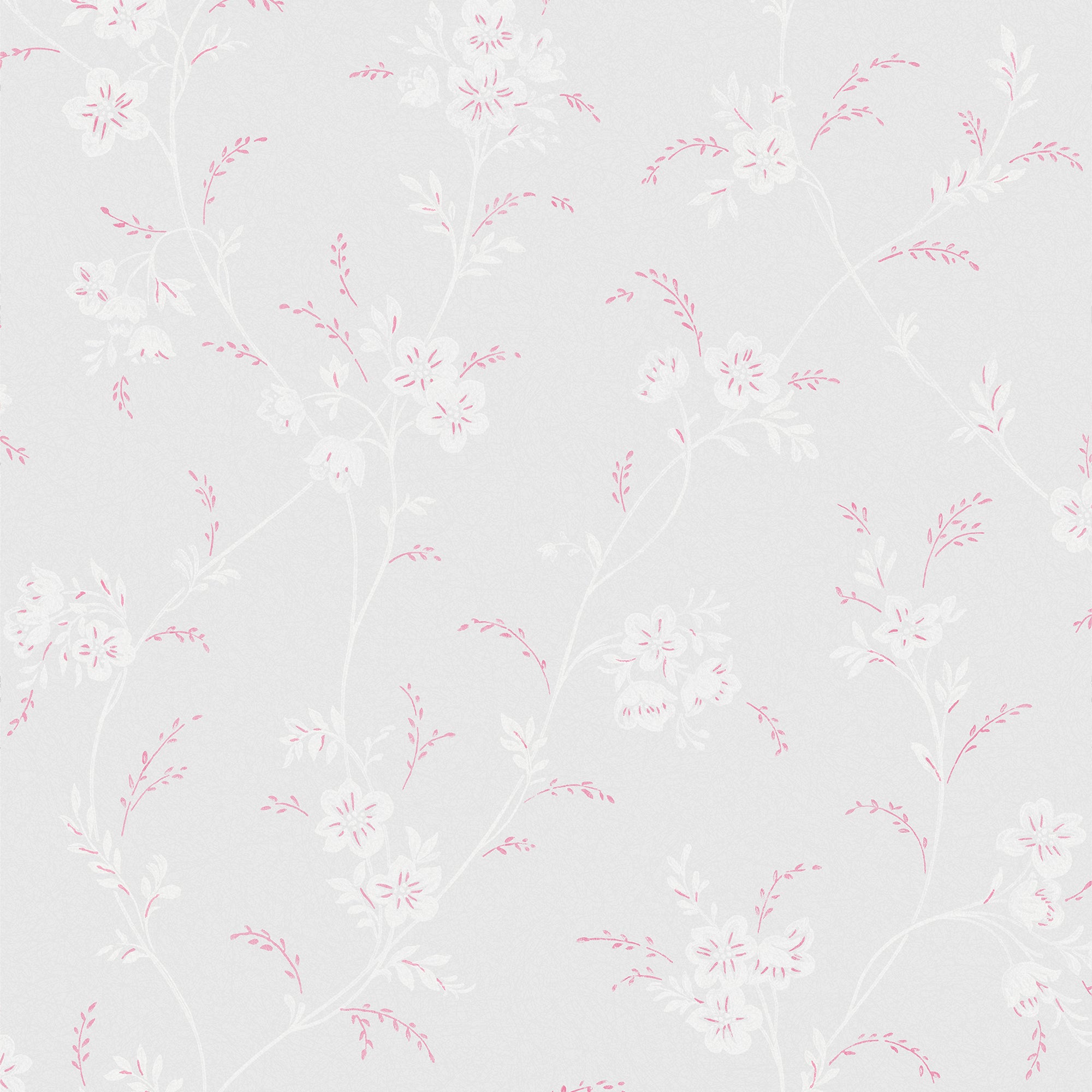 118493 | Eva Floral Sugared Grey - Laura Ashley Wallpaper