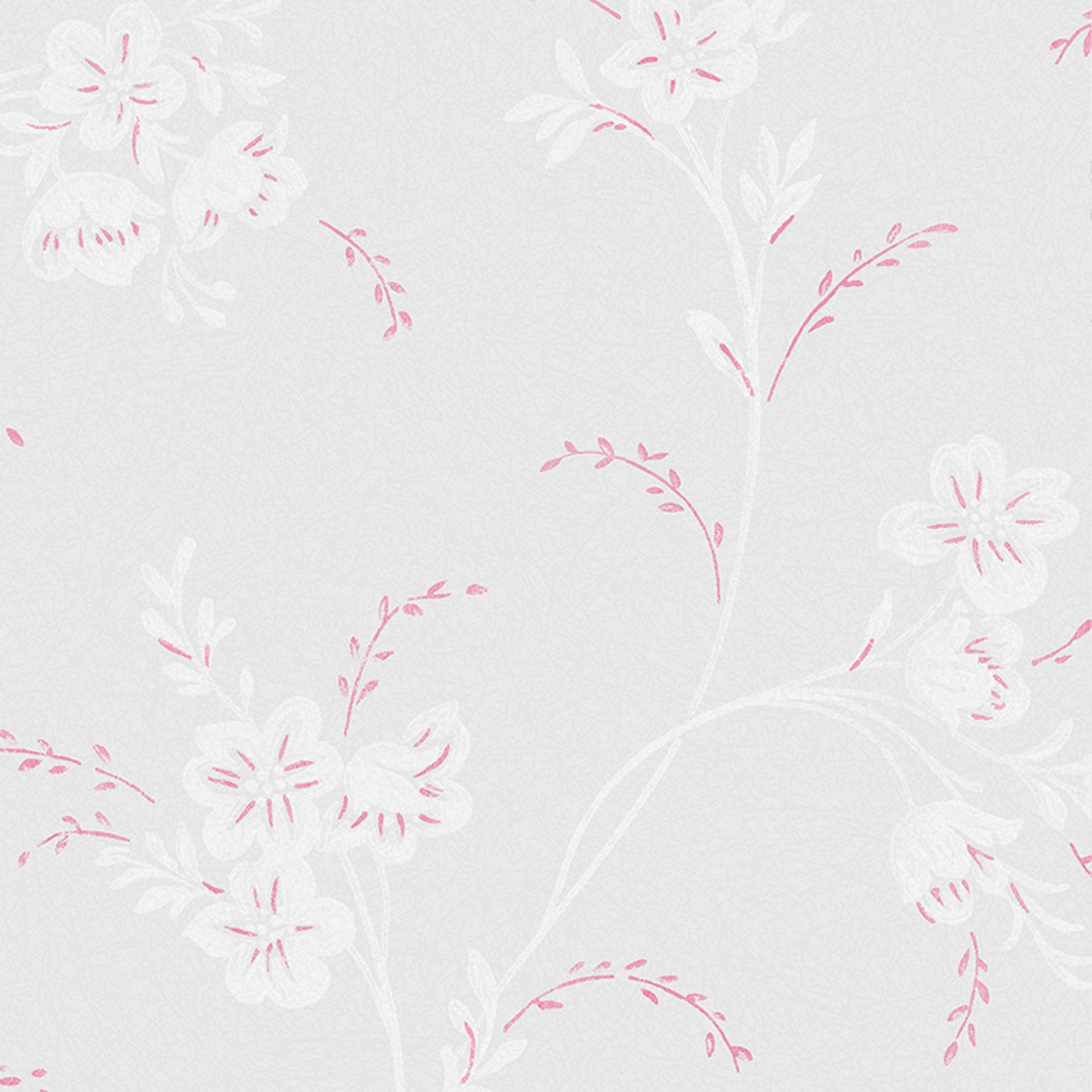 Laura Ashley Grey Pink Wallpaper