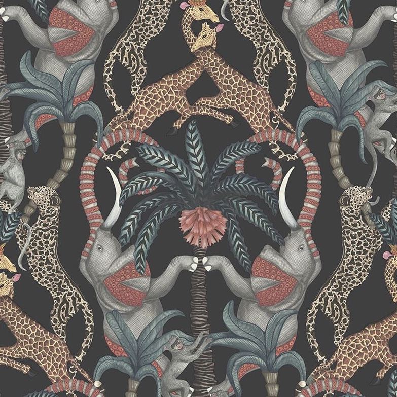 Sample 119/2008 Safari Totem Rby and Prntrmbl/Chrcl Novelty Cole and Son Wallpaper