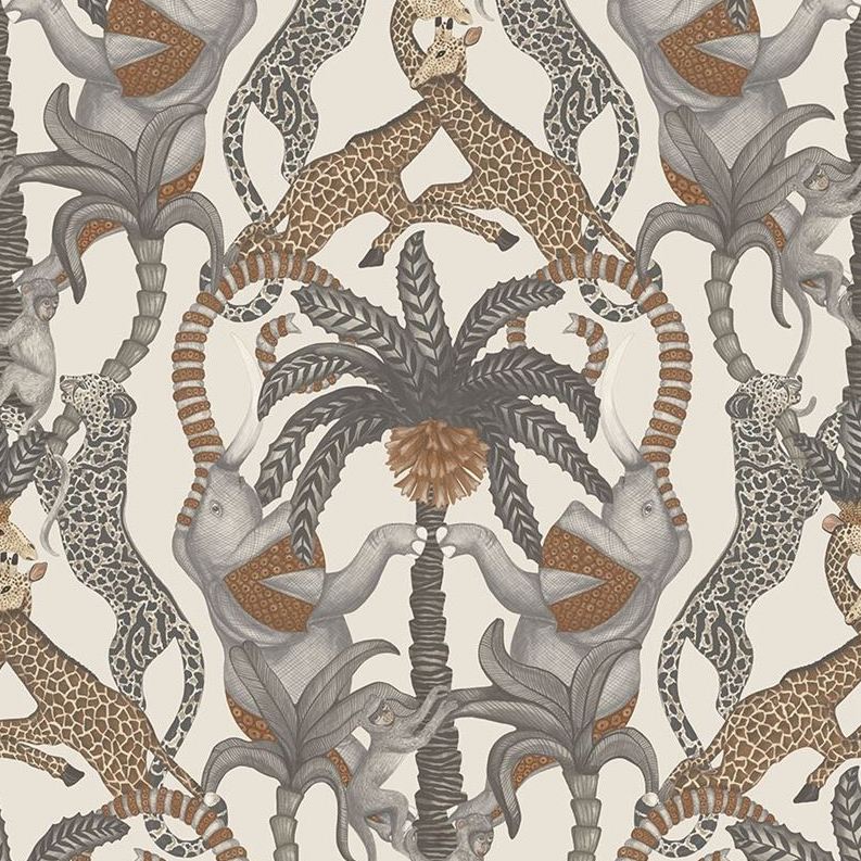 Sample 119/2010 Safari Totem Gngr and Tp/Prchmnt Novelty Cole and Son Wallpaper