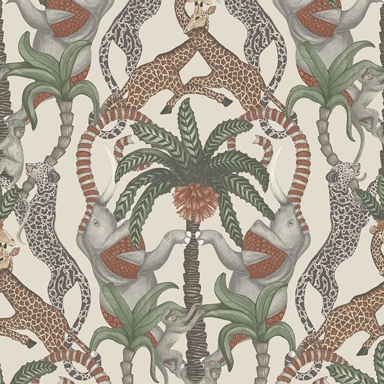Sample 119/2011 Safari Totem Trct and Frstgrn/Stn Novelty Cole and Son Wallpaper