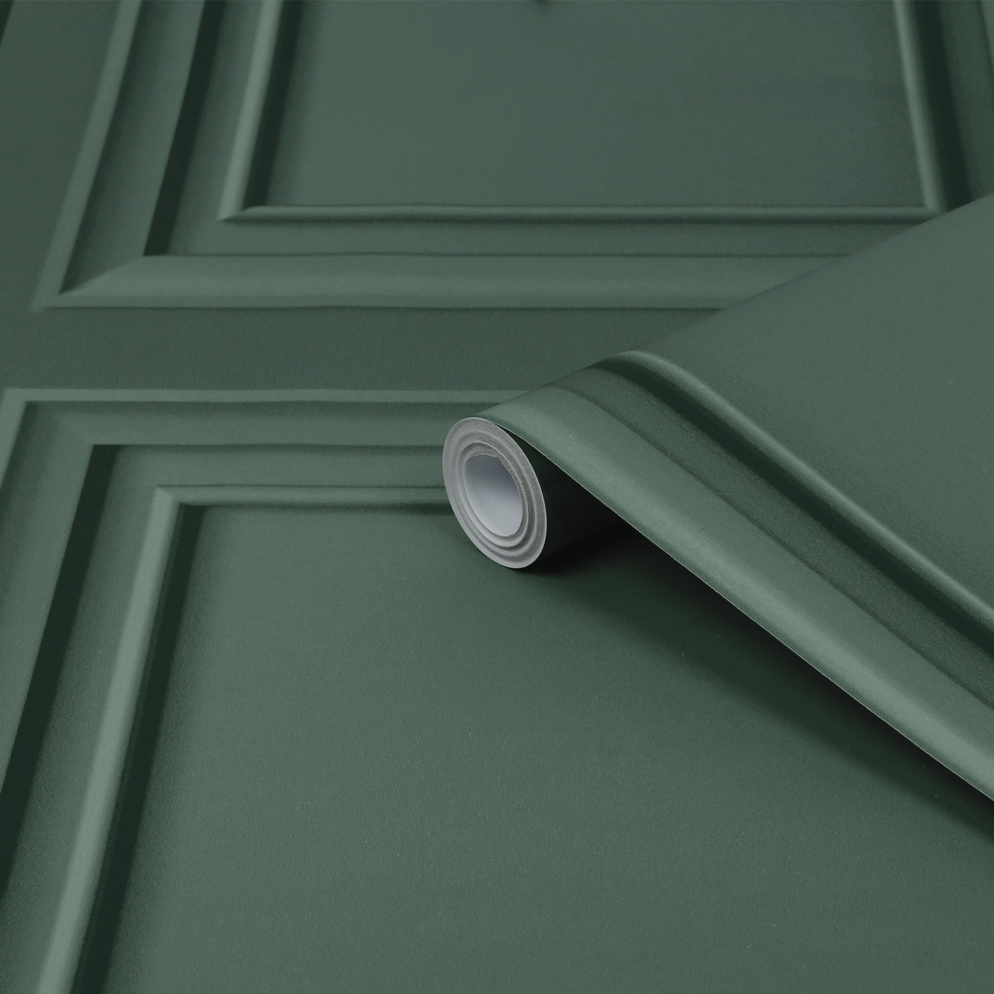 グリーンルーム ブレイクウォール 119844 | Redbrook Wood Panel Fern Green Removable - Laura Ashley Wallp