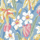 Purchase Laura Ashley Wallpaper Pattern number 119847 Tulips China Blue Removable