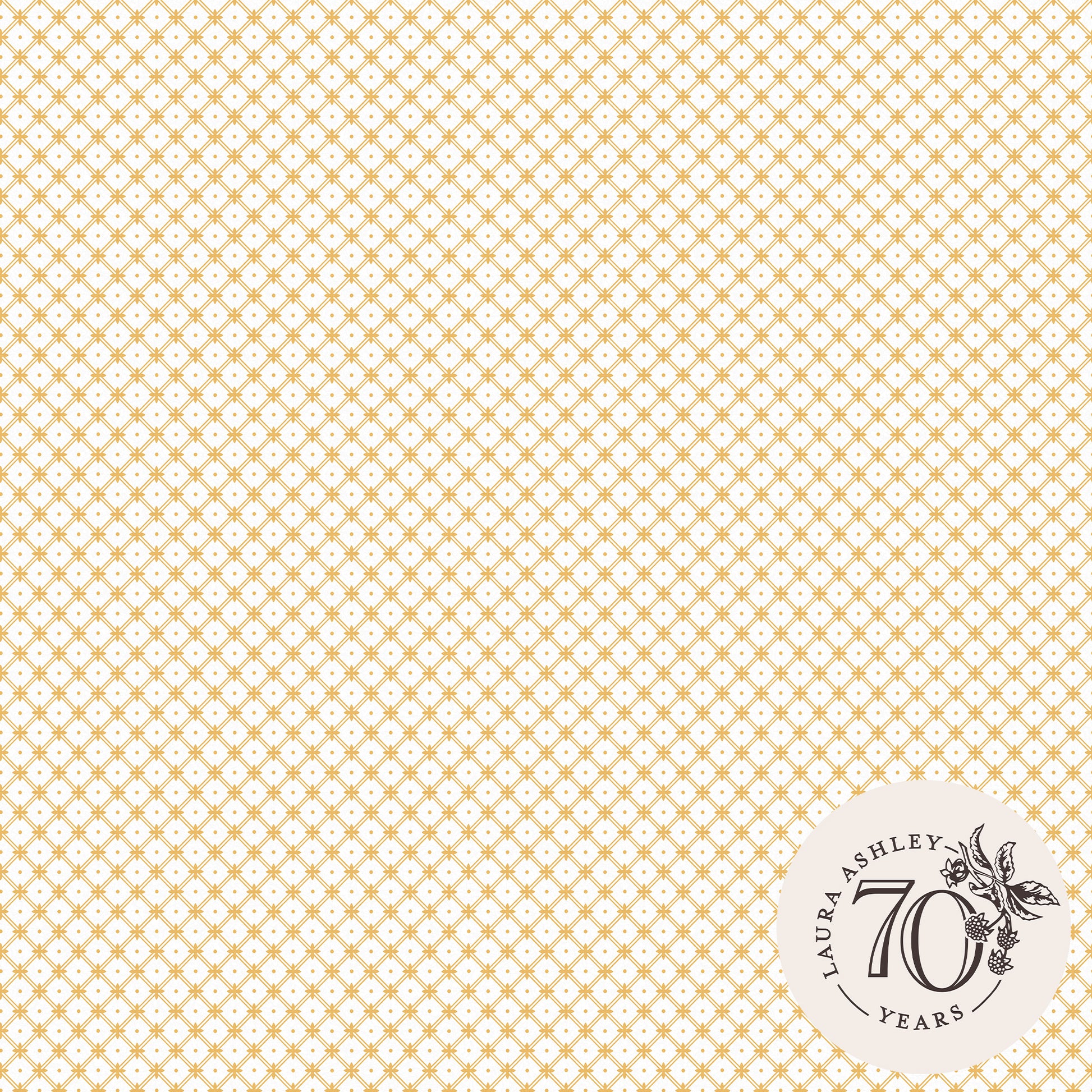 Purchase Laura Ashley Wallpaper SKU# 119849 Wickerwork Pale Ochre Yellow Removable