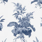 Purchase Laura Ashley Wallpaper Pattern# 119851 Narberth Midnight Seaspray Blue Removable