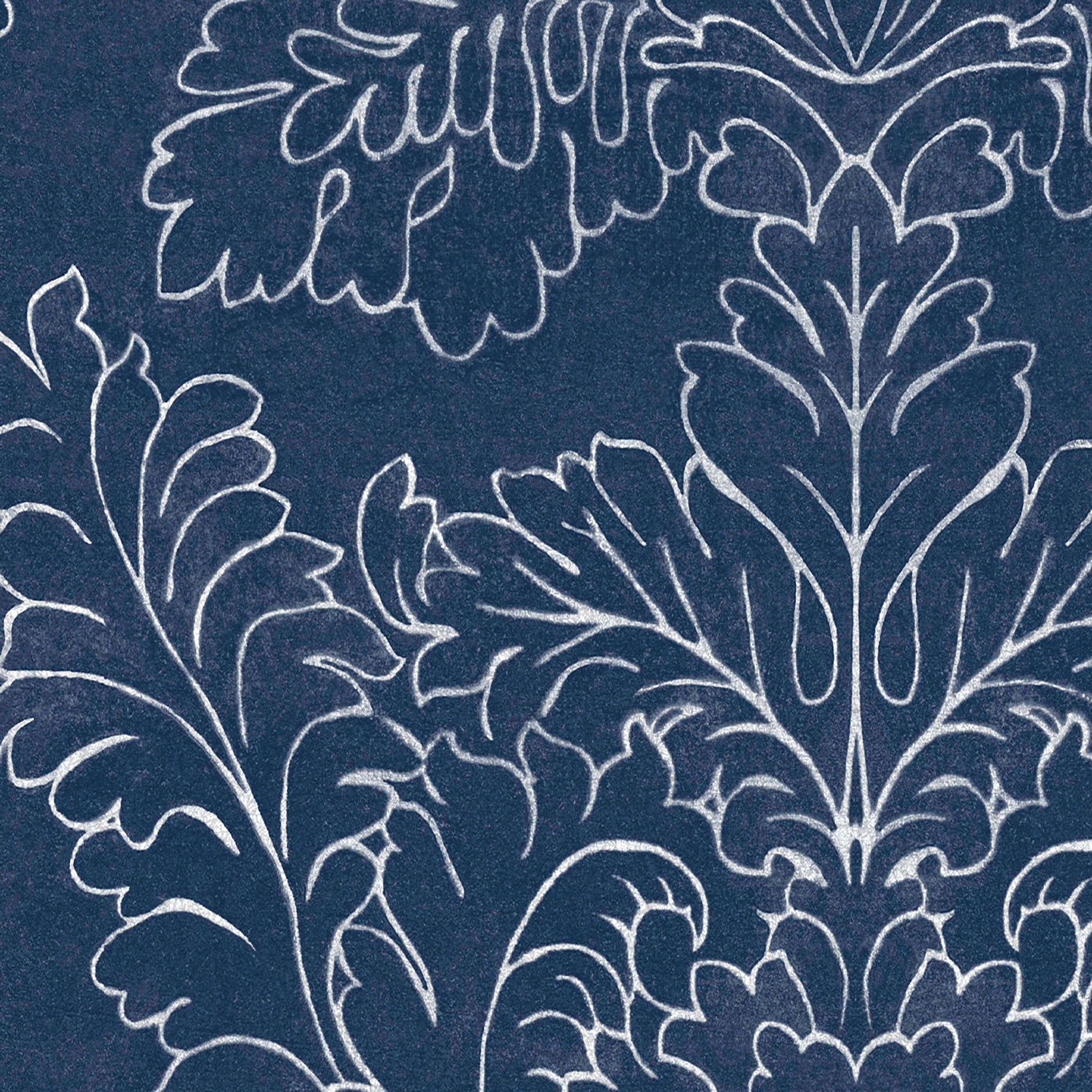 Purchase Laura Ashley Wallpaper SKU 119852 Silchester Midnight Seaspray Blue Removable