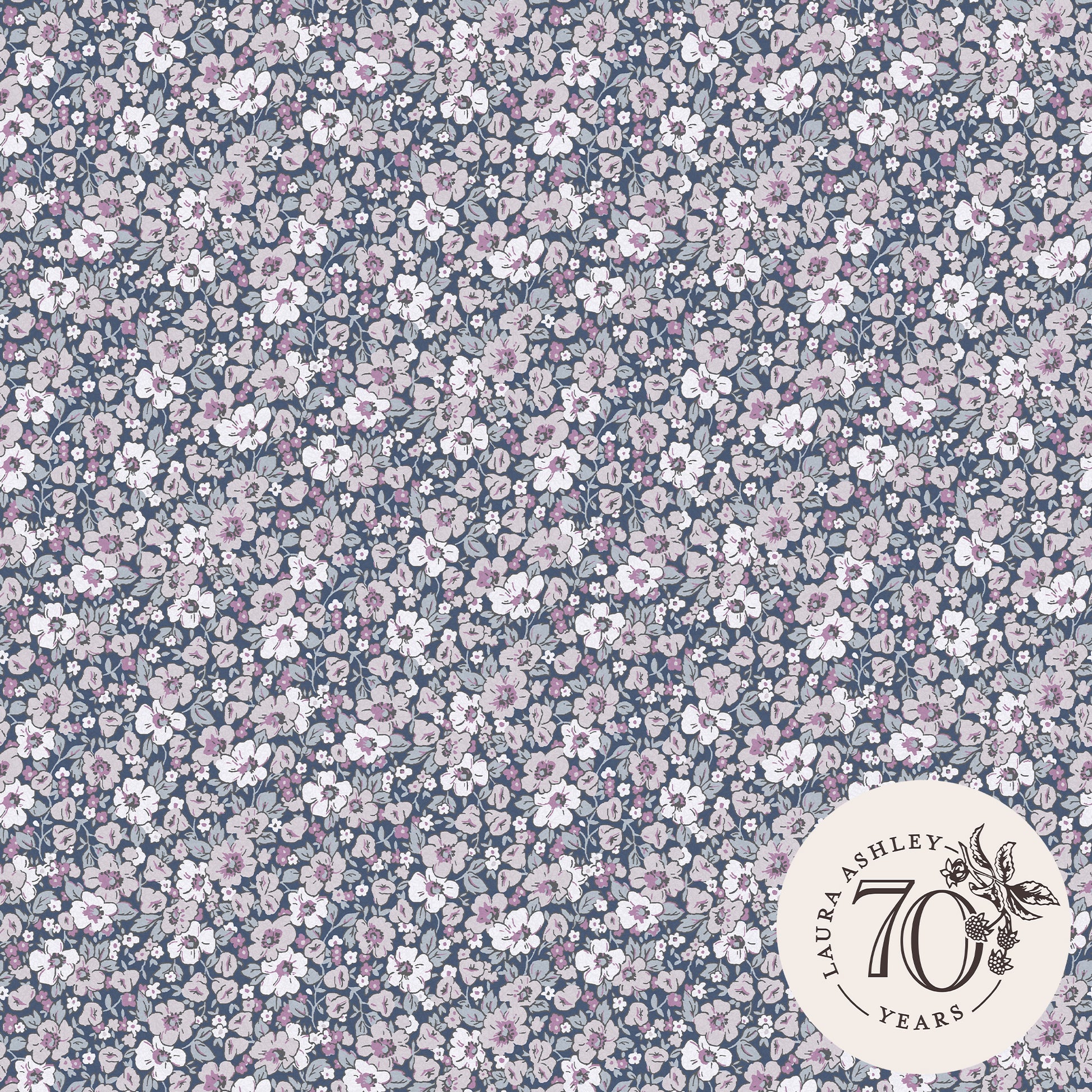 Purchase Laura Ashley Wallpaper SKU 119867 Libby Purple Removable