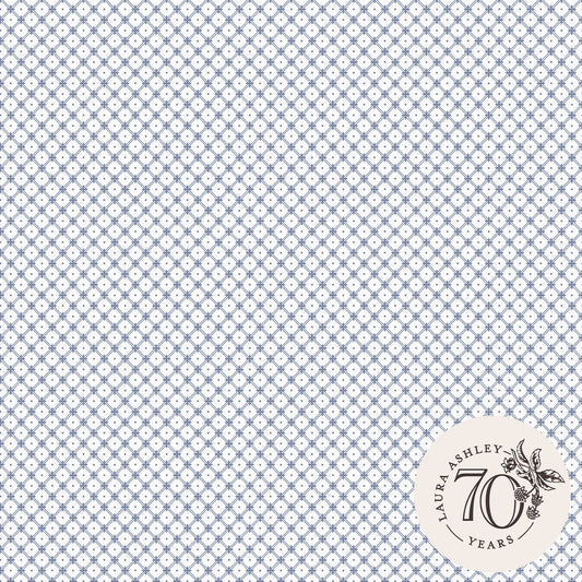 Purchase Laura Ashley Wallpaper Item 120135 Wickerwork Dark Seaspray Blue Removable