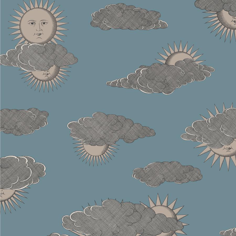 Purchase 123/2010 Soli E Nuvole, Blue Novelty - Cole & Son Wallpaper - 123/2010.Cs.0