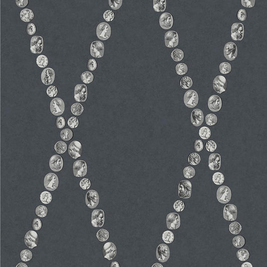 Purchase 123/4017 Cammei, Black Diamond - Cole & Son Wallpaper - 123/4017.Cs.0