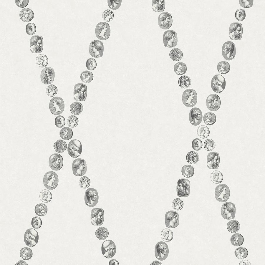 Sample - 123/4021 | Cammei, Black Diamond - Cole & Son Wallpaper - 123/4021.Cs.0