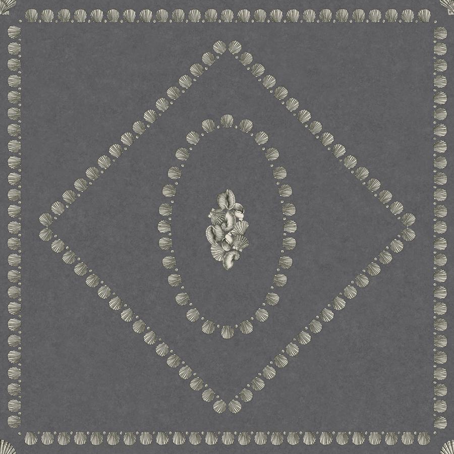 Sample - 123/5023 | Conchiglie, Grey Geometric - Cole & Son Wallpaper - 123/5023.Cs.0