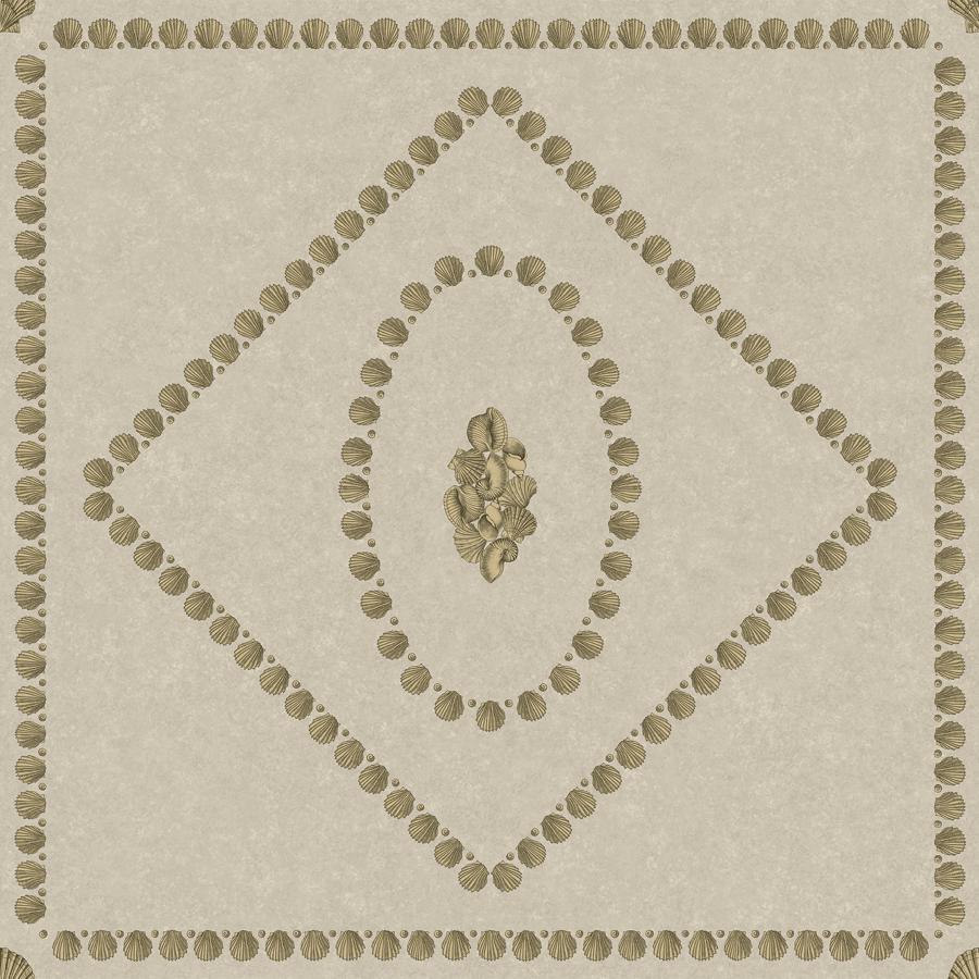 Sample - 123/5025 | Conchiglie, Gold Geometric - Cole & Son Wallpaper - 123/5025.Cs.0