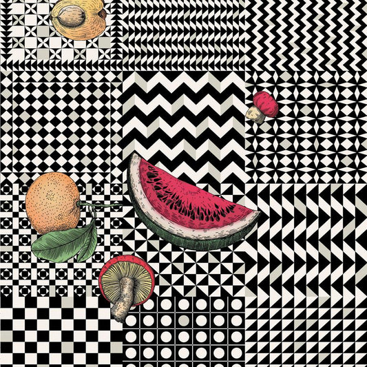 Purchase 123/6027 Frutta E Geometrico, Multi Color Geometric - Cole & Son Wallpaper - 123/6027.Cs.0