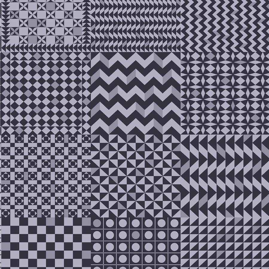 Sample - 123/7033 | Geometrico, Blue Geometric - Cole & Son Wallpaper - 123/7033.Cs.0