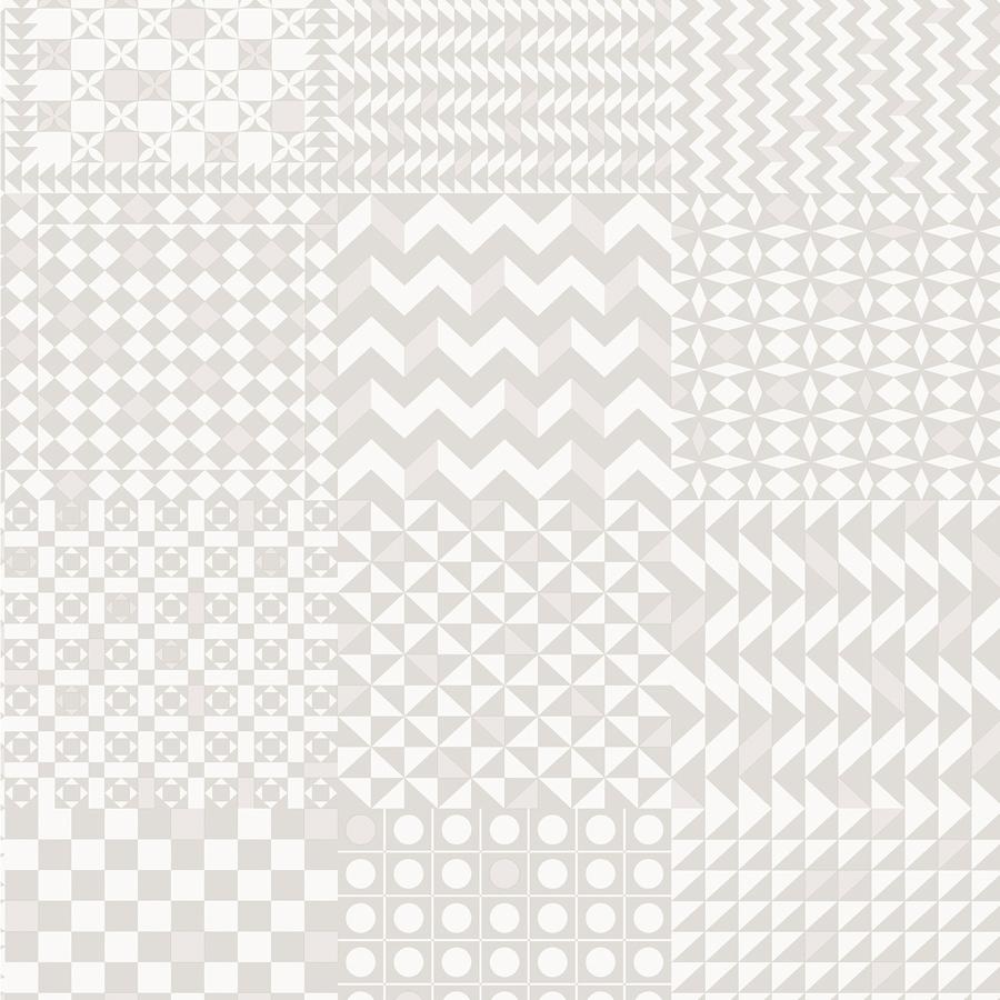 Sample - 123/7037 | Geometrico, Grey Geometric - Cole & Son Wallpaper - 123/7037.Cs.0