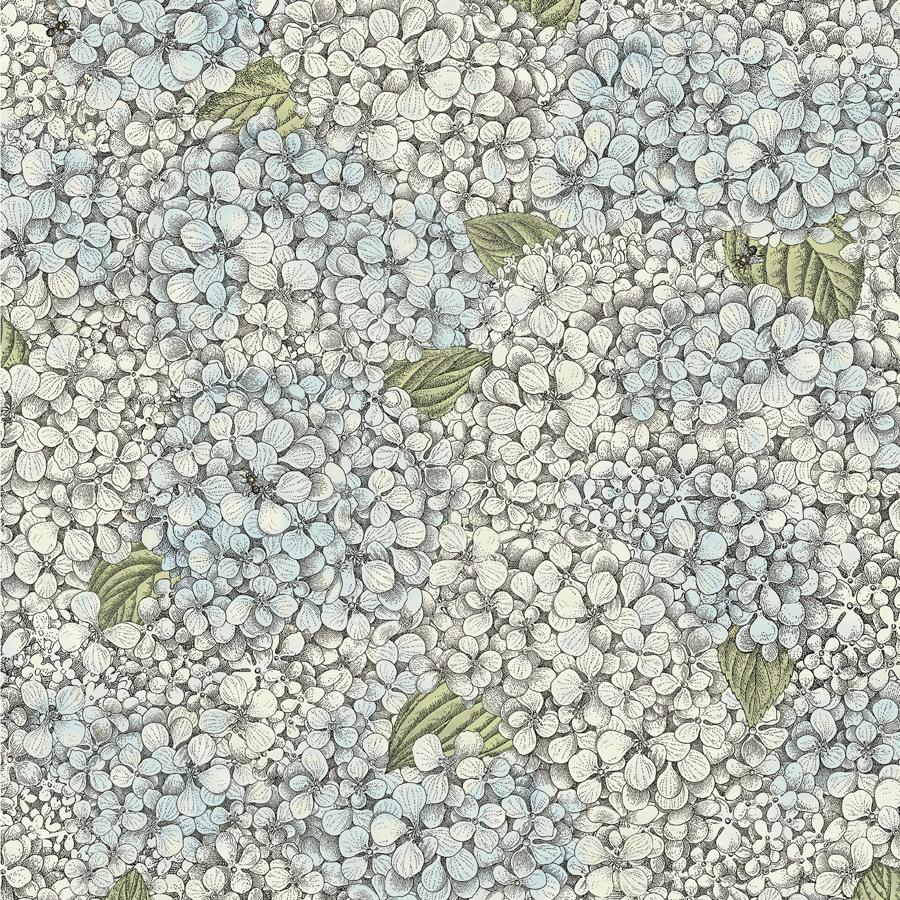 Sample - 123/9044 | Ortensia, Blue Botanical - Cole & Son Wallpaper - 123/9044.Cs.0