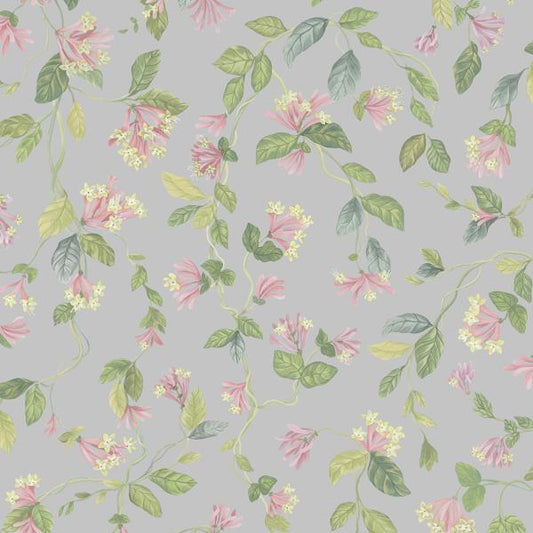 Purchase 124/3017 Flora, Grey/Pink Floral - Cole & Son Wallpaper