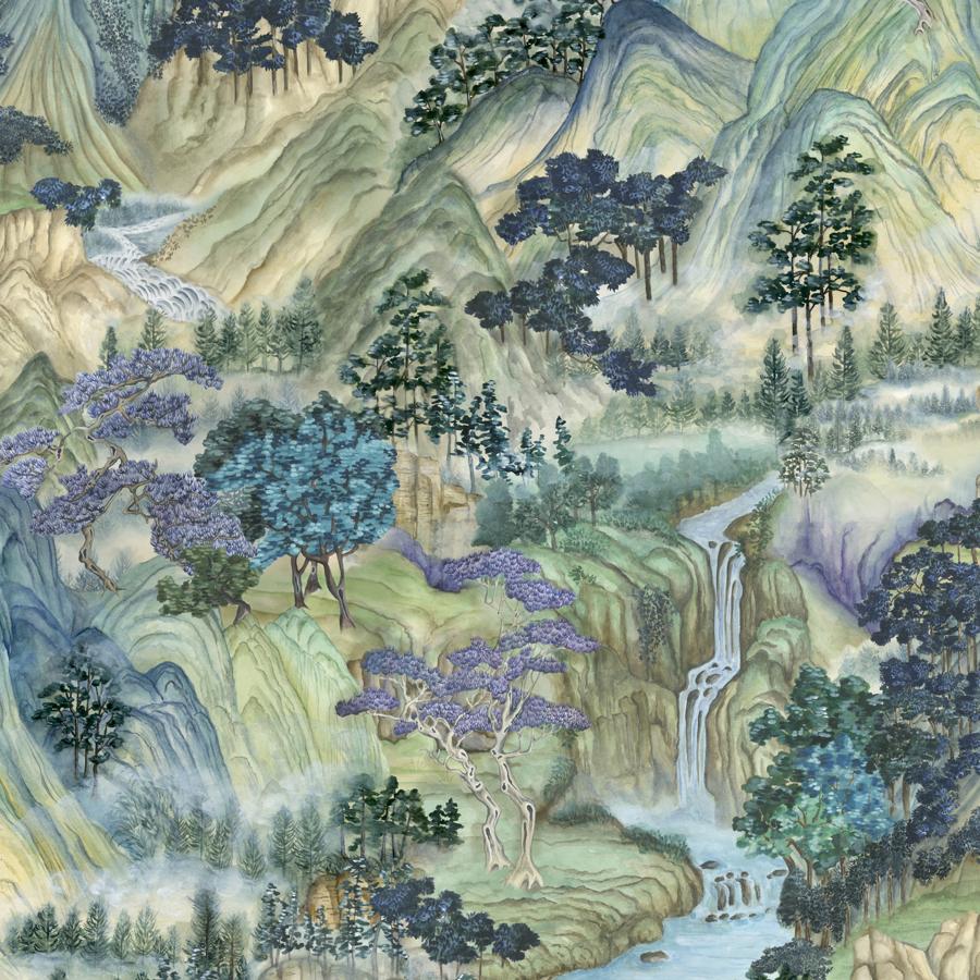 Purchase 126/11040 Mountainscape, Nocturnal Chinoiserie - Cole & Son Wallpaper