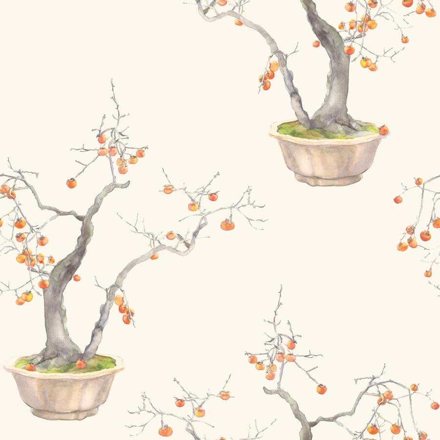 Purchase 126/2003 Kaki Persimmon, Bergamot Chinoiserie - Cole & Son Wallpaper