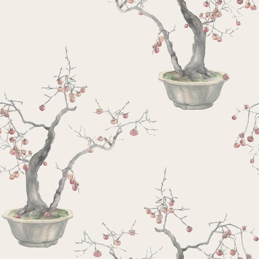Purchase 126/2004 Kaki Persimmon, Silver Chinoiserie - Cole & Son Wallpaper