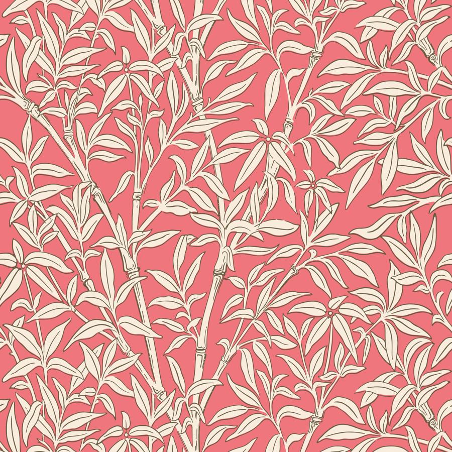 Purchase 127/1001 Bamboo Forest, Chalk/Rouge Botanical - Cole & Son Wallpaper