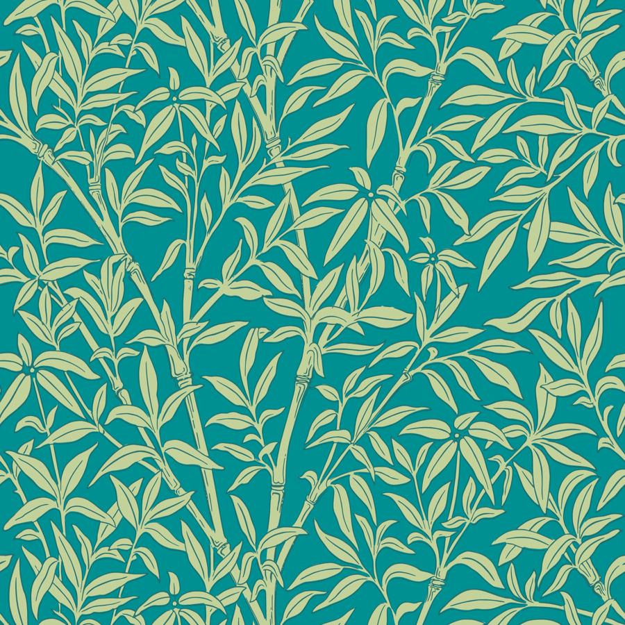 Purchase 127/1003 Bamboo Forest, Petrol Botanical - Cole & Son Wallpaper