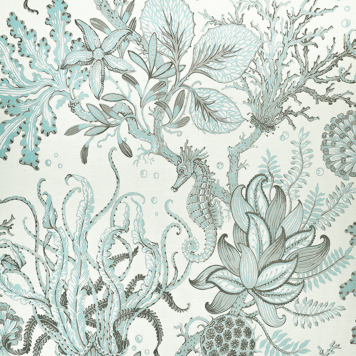 Purchase Phillip Jeffries Wallpaper - 9992, Toile De Sea - Aquatic Aqua 