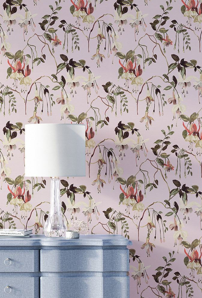 Purchase Phillip Jeffries Wallpaper - 9830, Blushing Blooms - Pink Posy 2