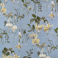 Purchase Phillip Jeffries Wallpaper - 9831, Blushing Blooms - Oxford Blue 