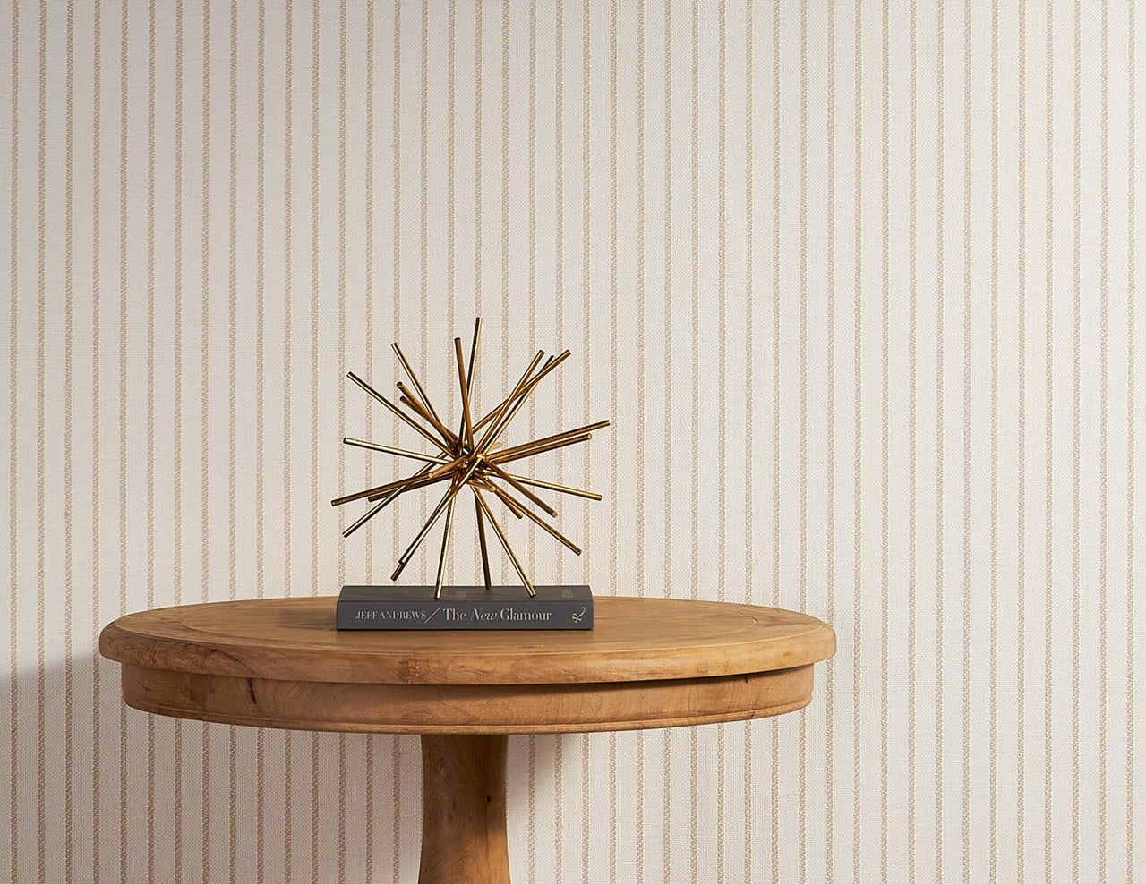 Purchase Phillip Jeffries Wallpaper - 10102, Origin Stripe - Cream And Grey 2