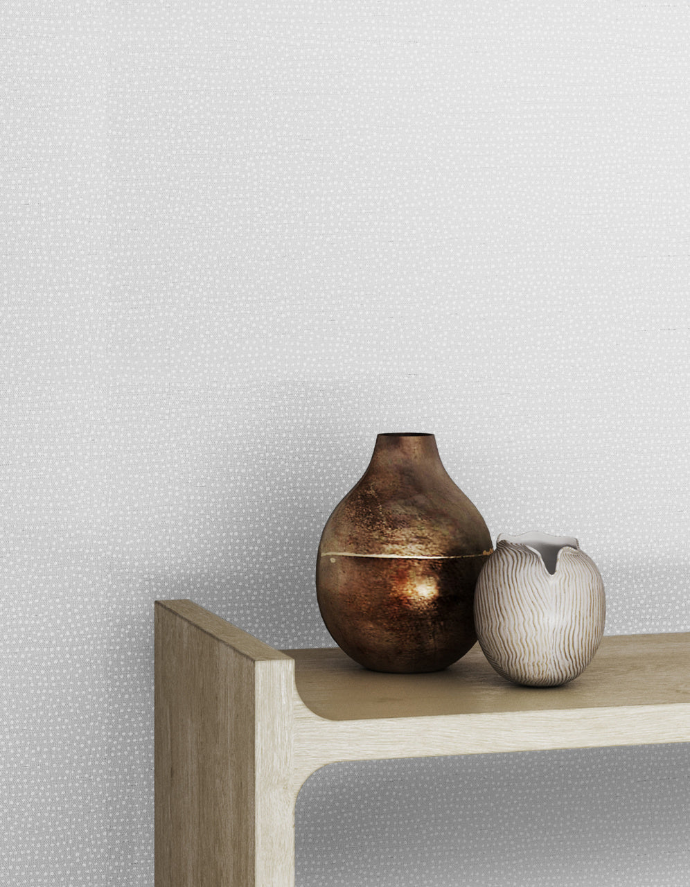 Purchase Phillip Jeffries Wallpaper - 10008, Droplets - Light Grey With White 2