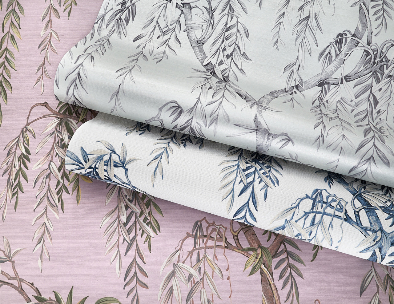 Purchase Phillip Jeffries Wallpaper - 27800, Whispering Willows - Gentle Shade 1