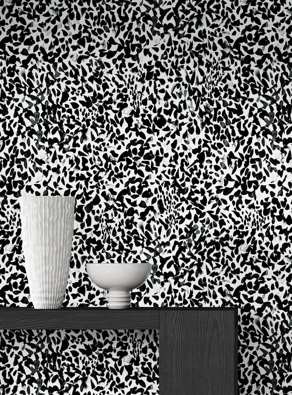 Purchase Phillip Jeffries Wallpaper - 9650, Pretty Petals - Poppy Black 2