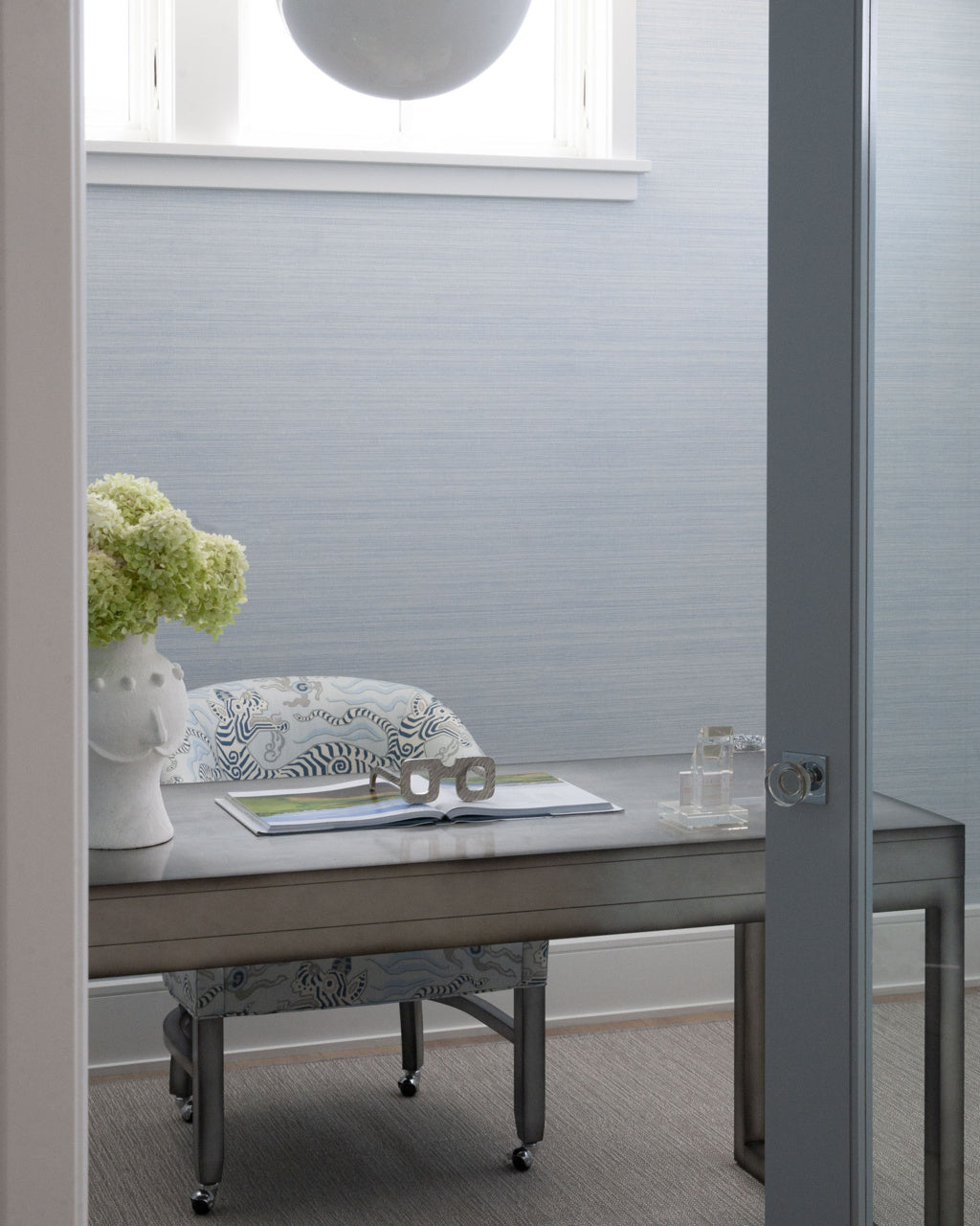Purchase 5489 Stonewashed Linen Bisque Beige Phillip Jeffries Wallpaper 1